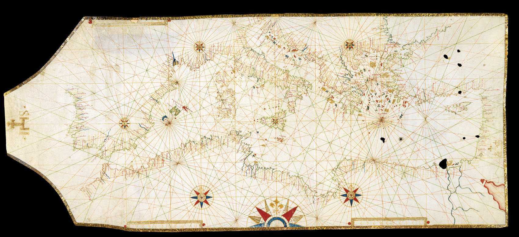 [OLIVA, Joan] [Plan des cotes de la mer mediterranee].