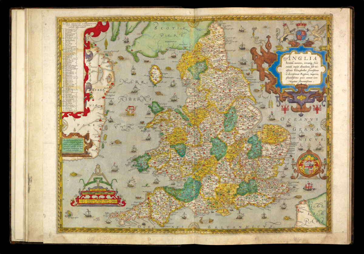 [SAXTON, Christopher] [An Atlas of England and Wales].