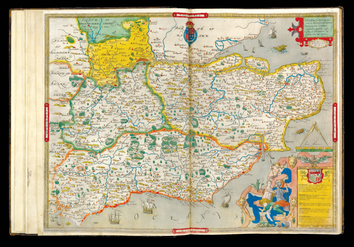 [SAXTON, Christopher] [An Atlas of England and Wales].