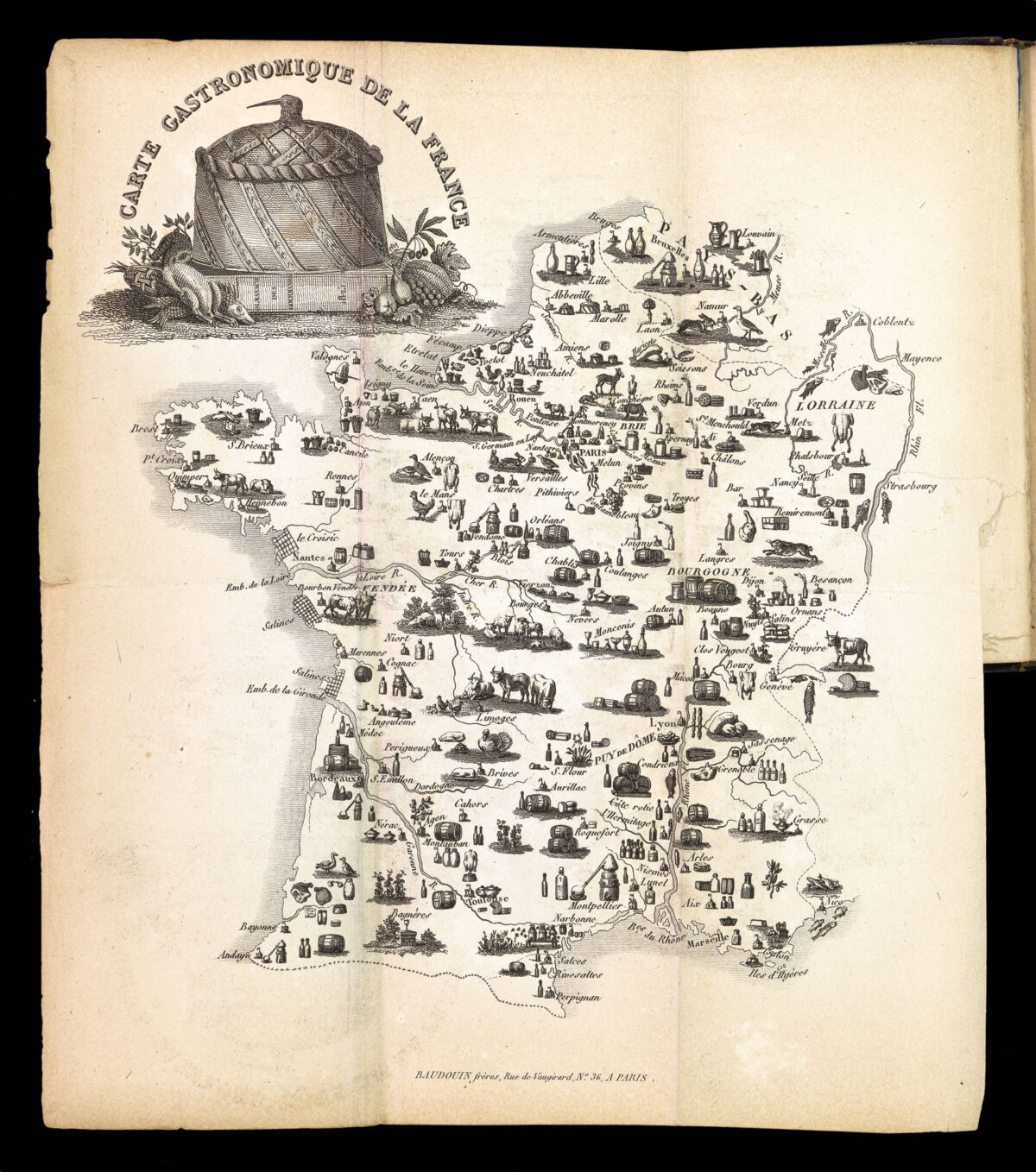 DE PÉRIGORD, A.B. [Horace RAISSON and Léon THIESSÉ] Nouvel Almanach des gourmands.