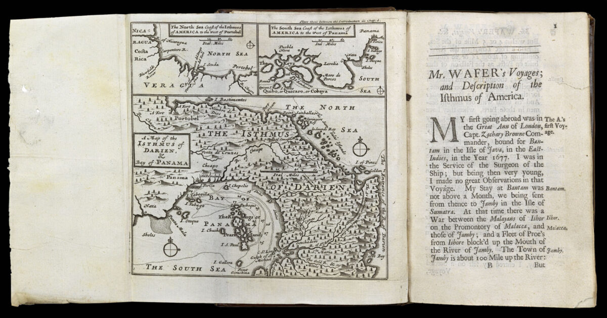 WAFER, Lionel A New Voyage and Description of the Isthmus of America.