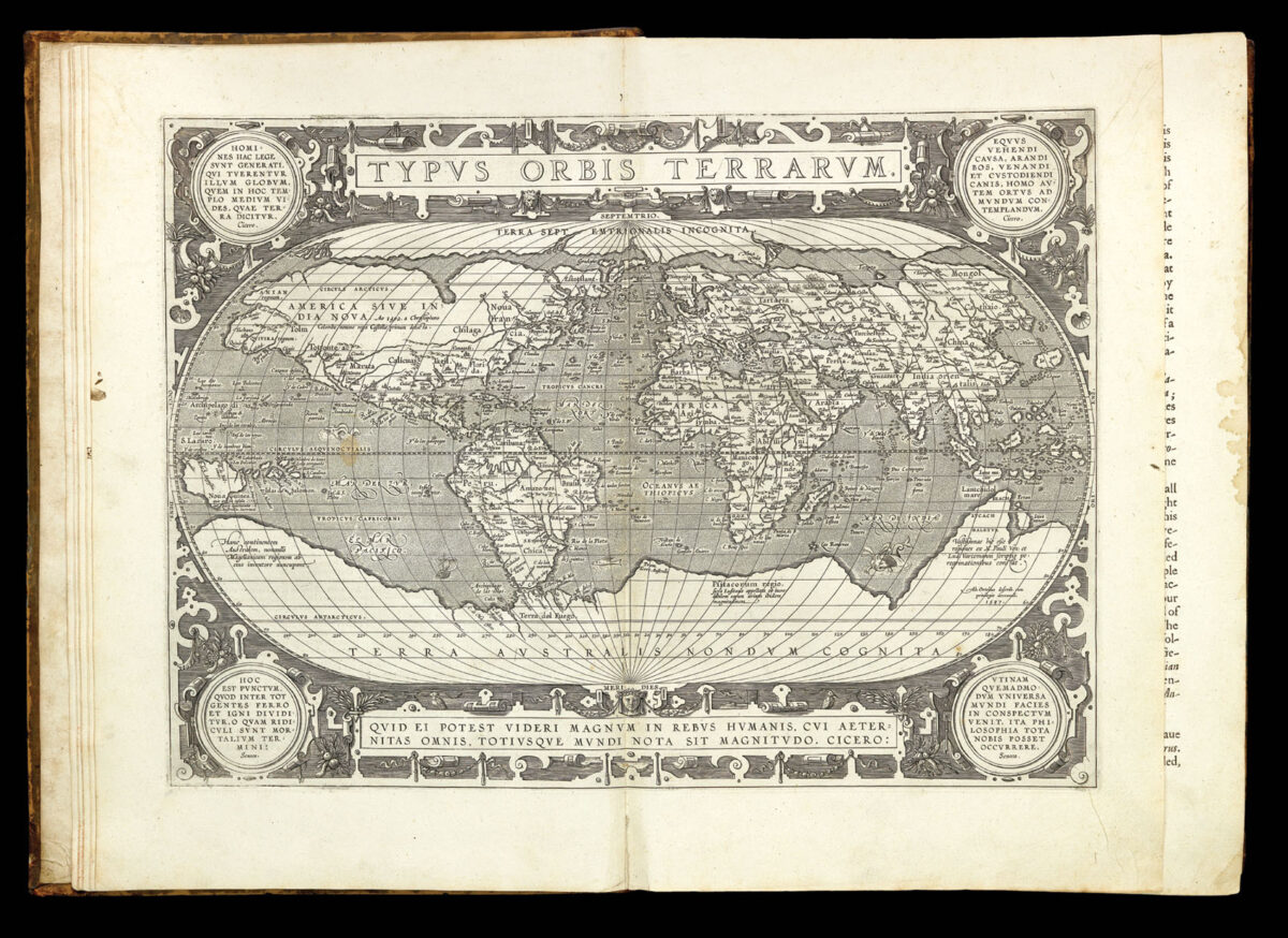 ORTELIUS, Abraham Theatrum Orbis Terrarum. The Theatre of the Whole World: Set Fourth by That Excellent Geographer Abraham Ortelius.