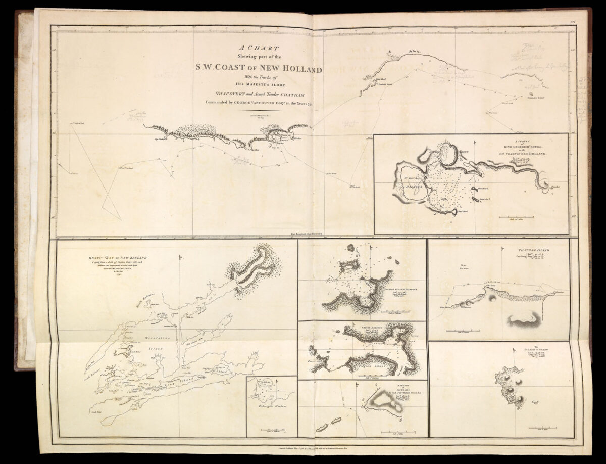 VANCOUVER, Captain George A Voyage of Discovery to the North Pacific Ocean, and Round the World;