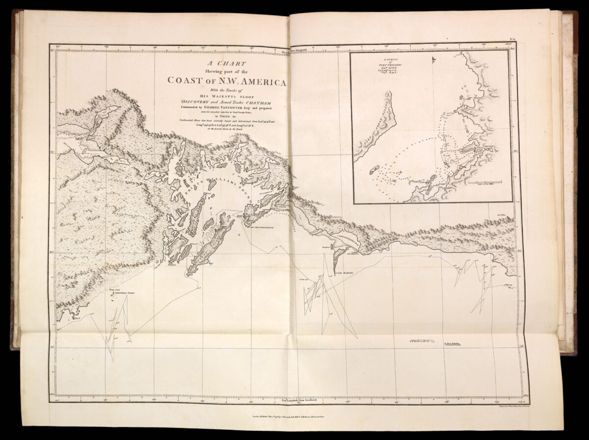 VANCOUVER, Captain George A Voyage of Discovery to the North Pacific Ocean, and Round the World;