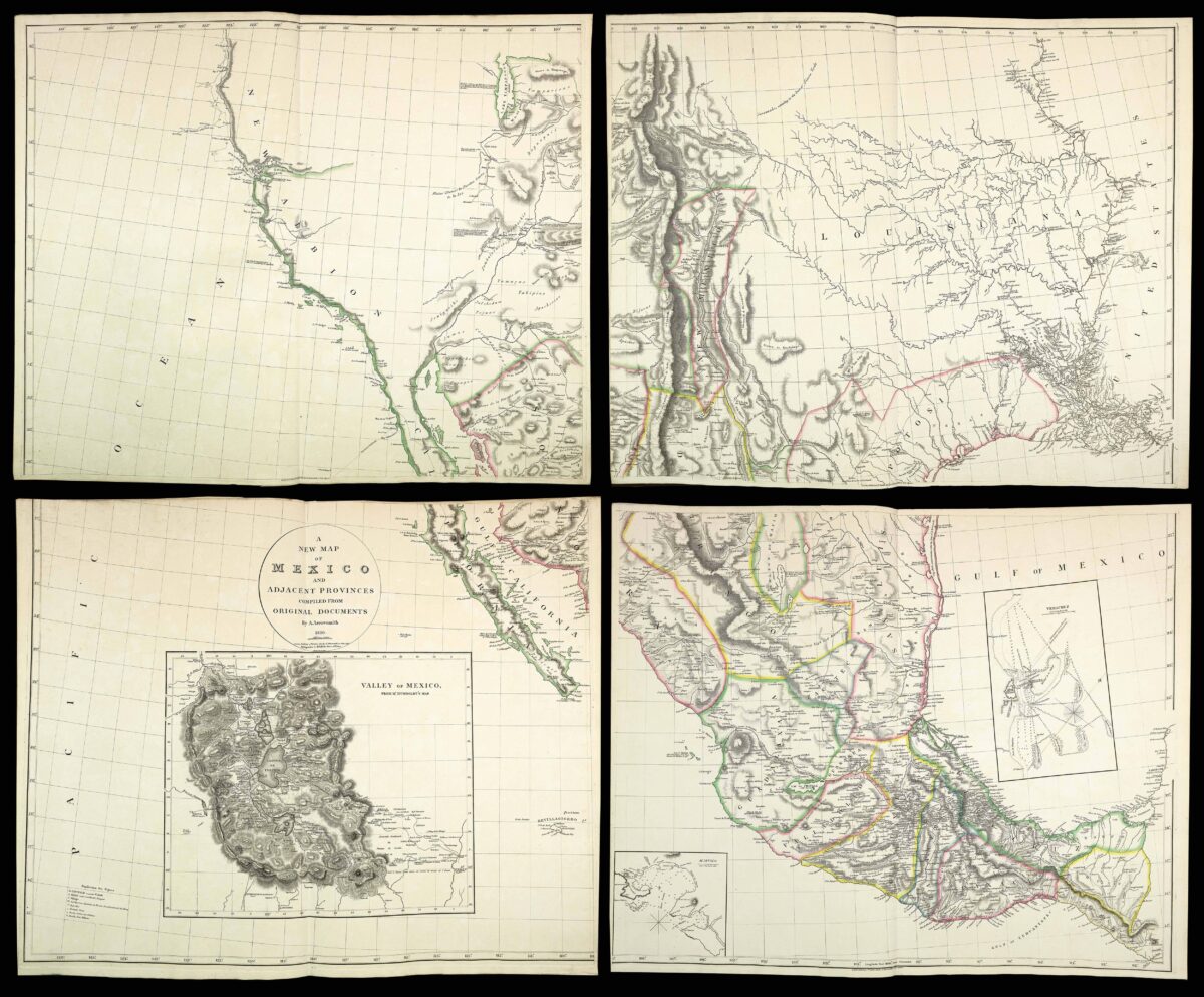 ALCEDO, Antonio de, and G.A. THOMPSON Atlas to Thompson's Alcedo; or Dictionary of America & West Indies;