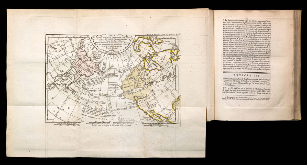 DELISLE, Joseph-Nicolas and Philippe BUACHE Exposé des découvertes au nord de la Grande Mer;