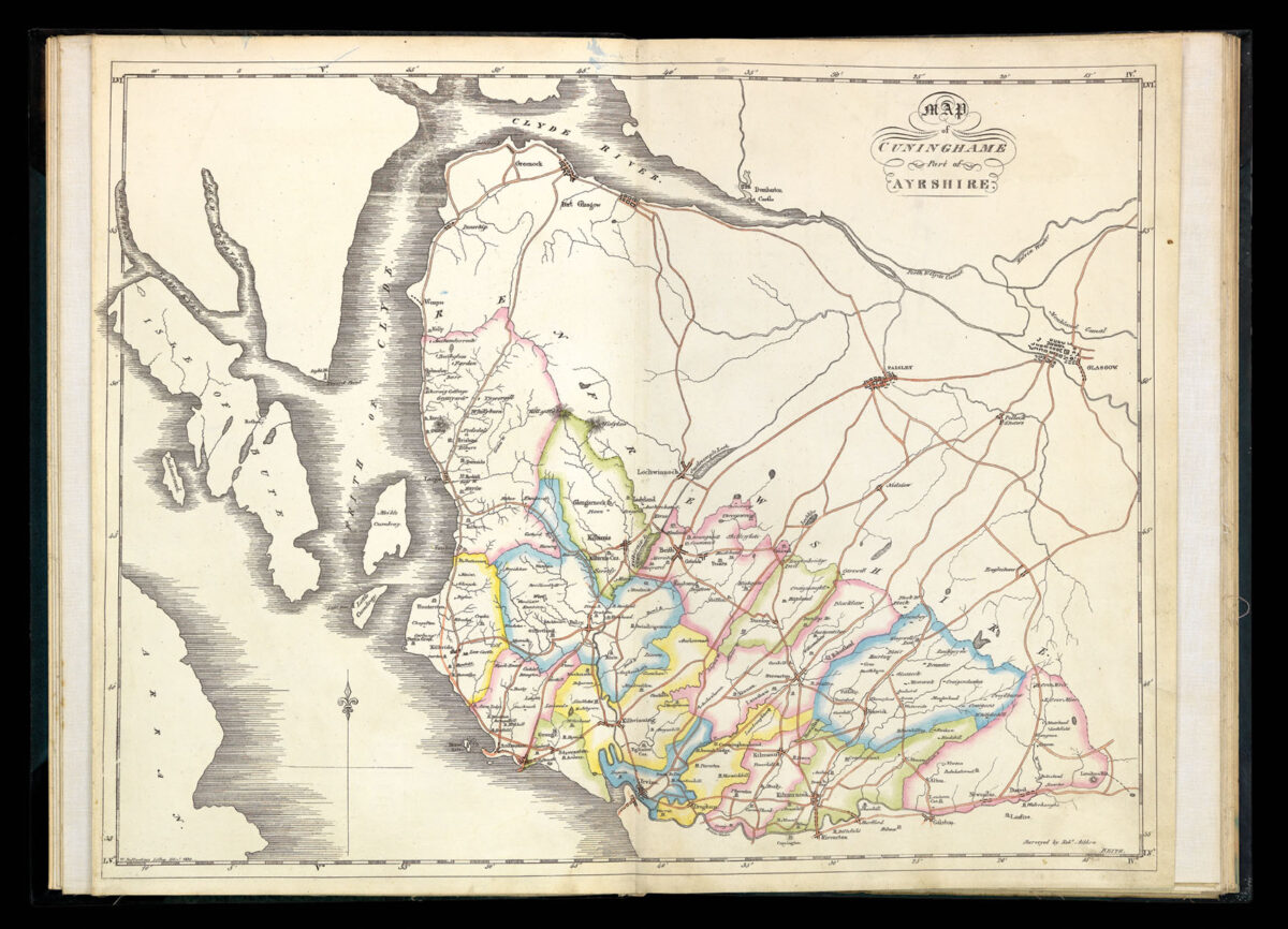 AITKEN, Robert A new parish atlas of Ayrshire.