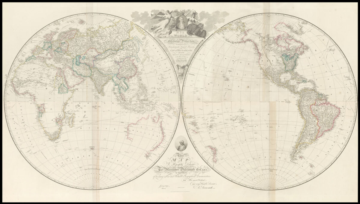 ARROWSMITH, Aaron [World and four Continents]