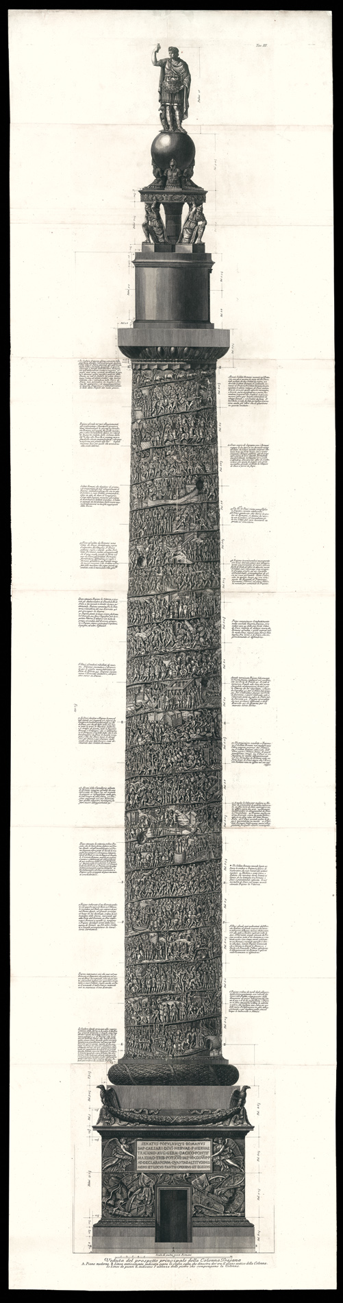 PIRANESI, Giovanni Battista [Pair of columns].