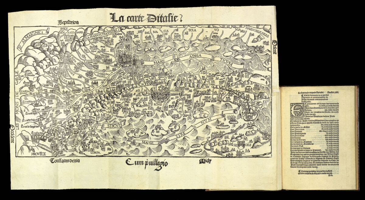 SIGNOT, Jacques La Carte d'Italie