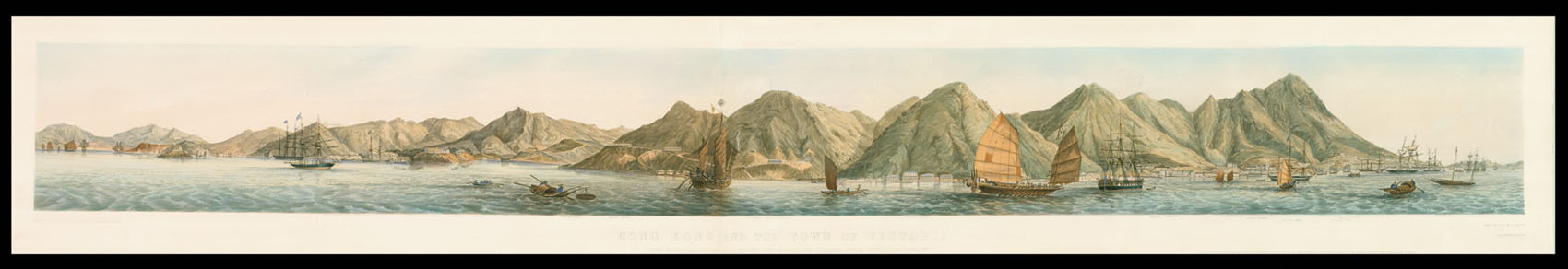 WALKER, E. after BELLAIRS, Walford Thomas Hong Kong and the Town of Victoria