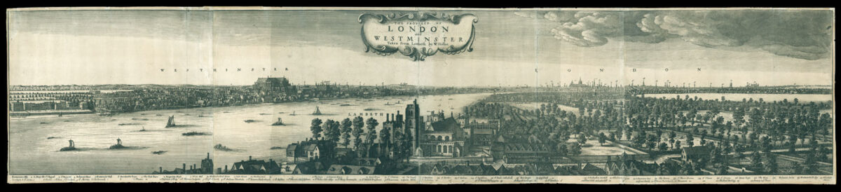 HOLLAR, Wenceslaus The Prospect of London and Westminster