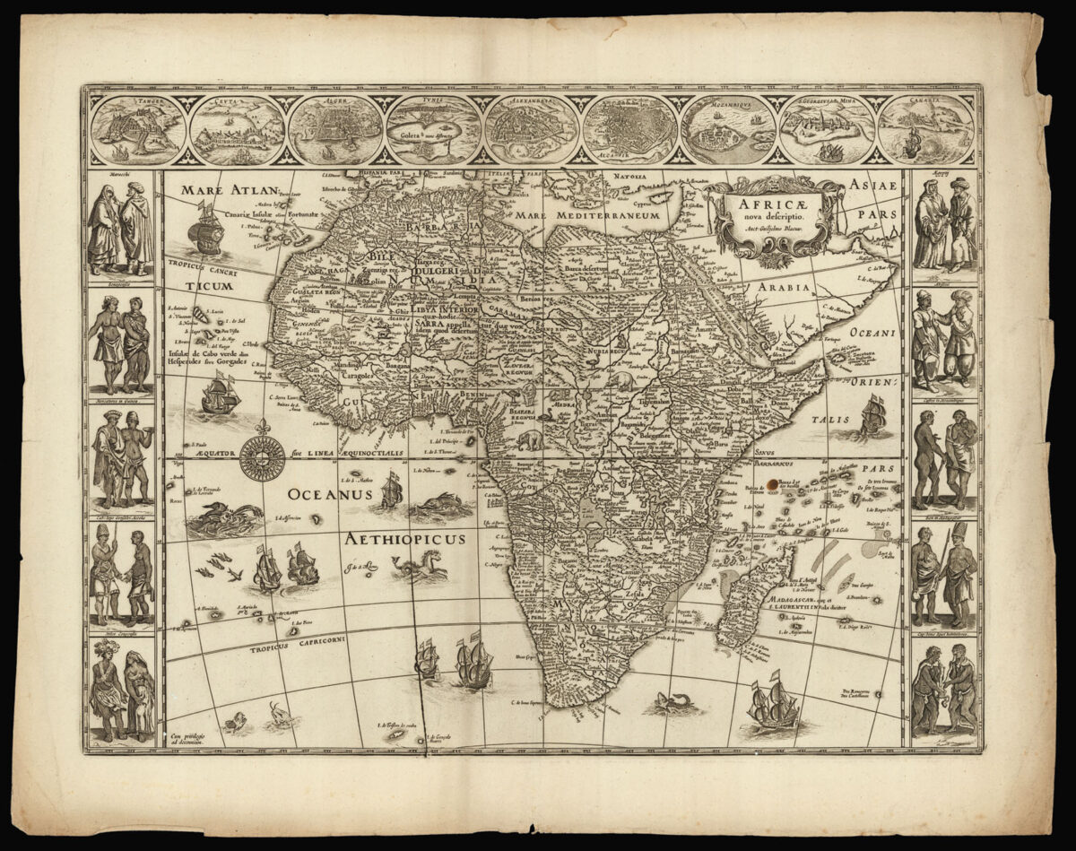 BLAEU, Willem Janszoon Africae nova descriptio.