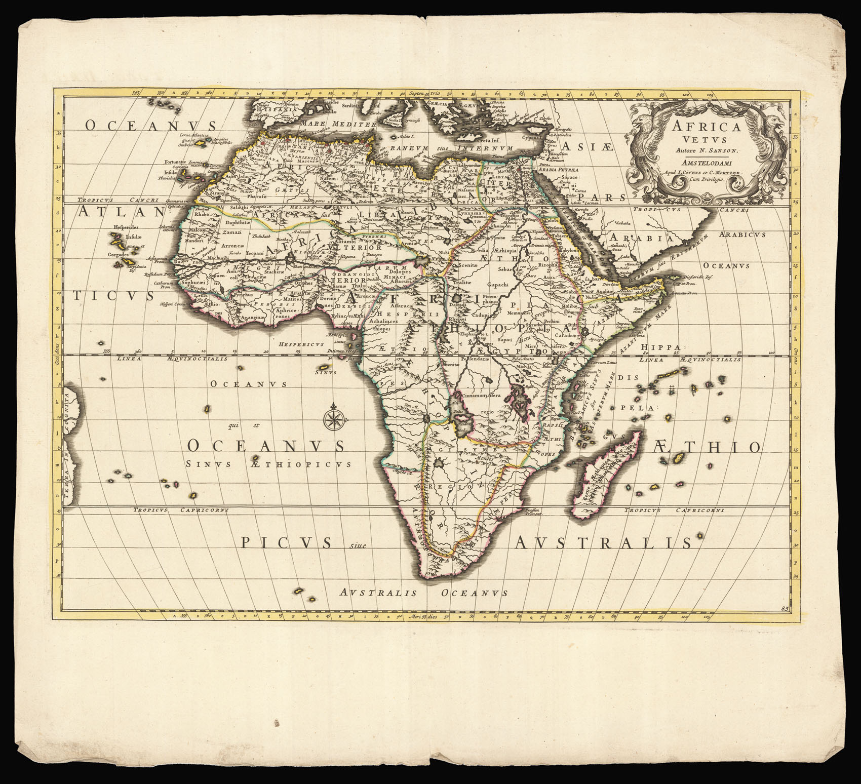 SANSON, Nicolas Africa Vetus.