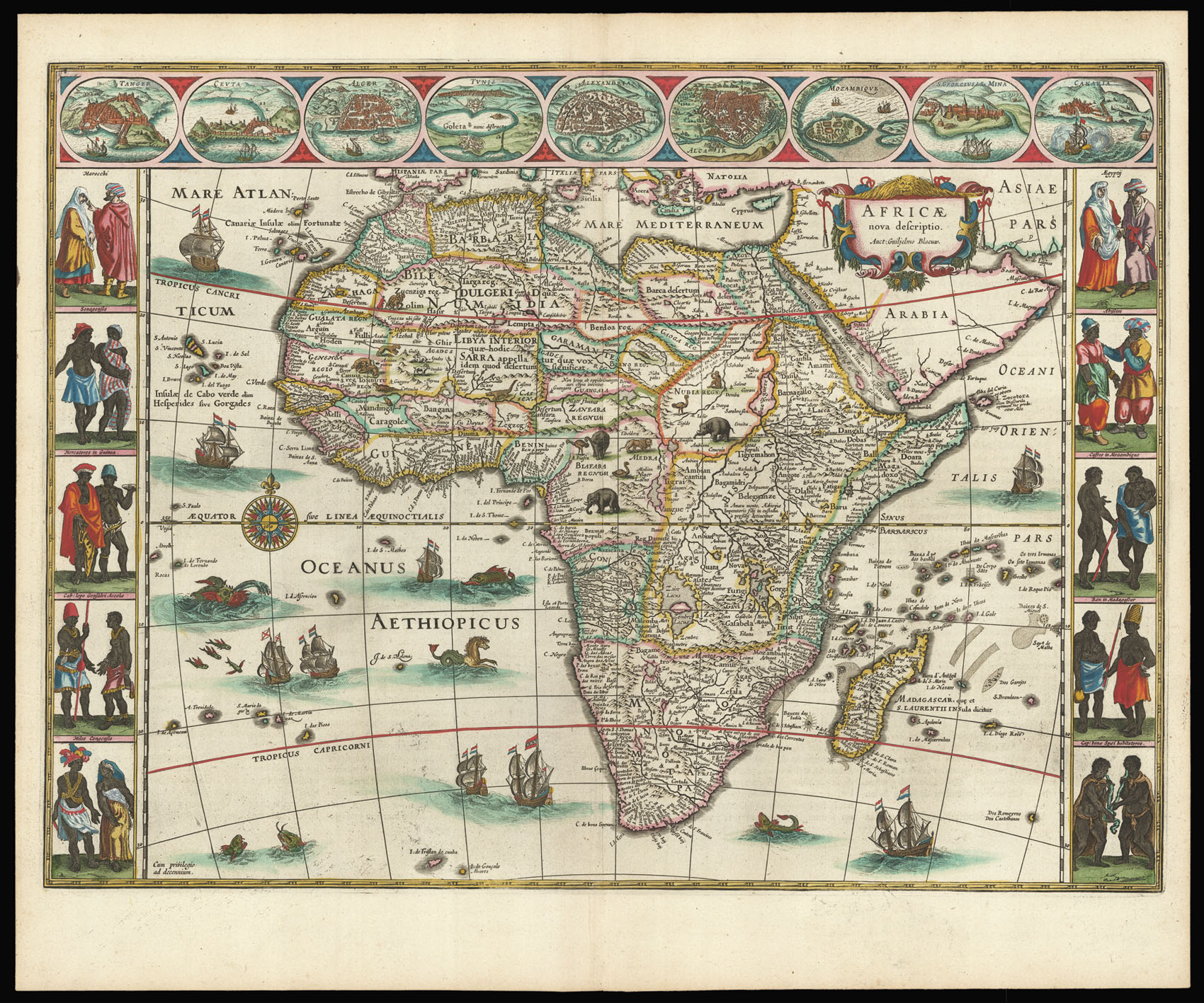 BLAEU, Willem Africae Nova Descriptio.
