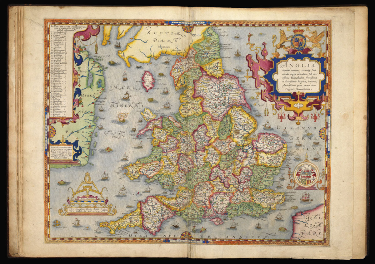 SAXTON, Christopher An Atlas of England and Wales.