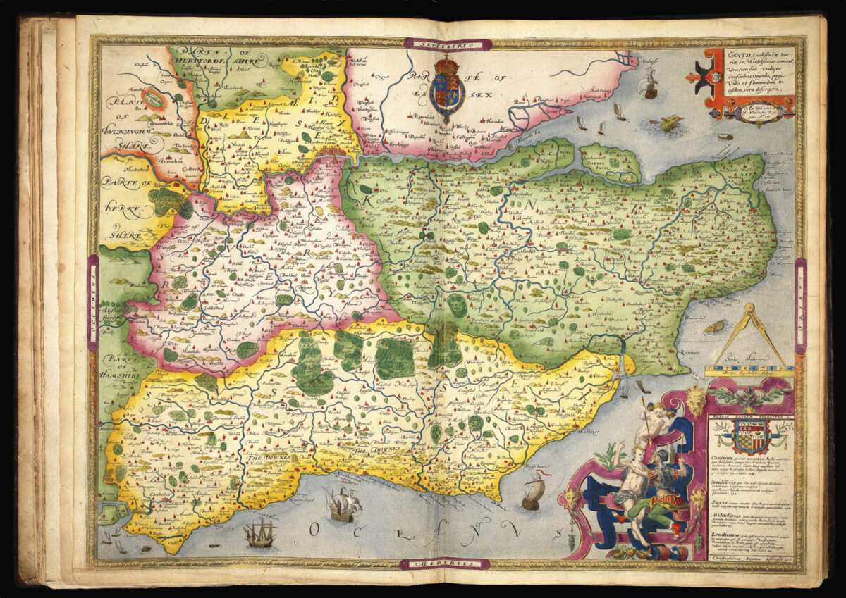 SAXTON, Christopher An Atlas of England and Wales.