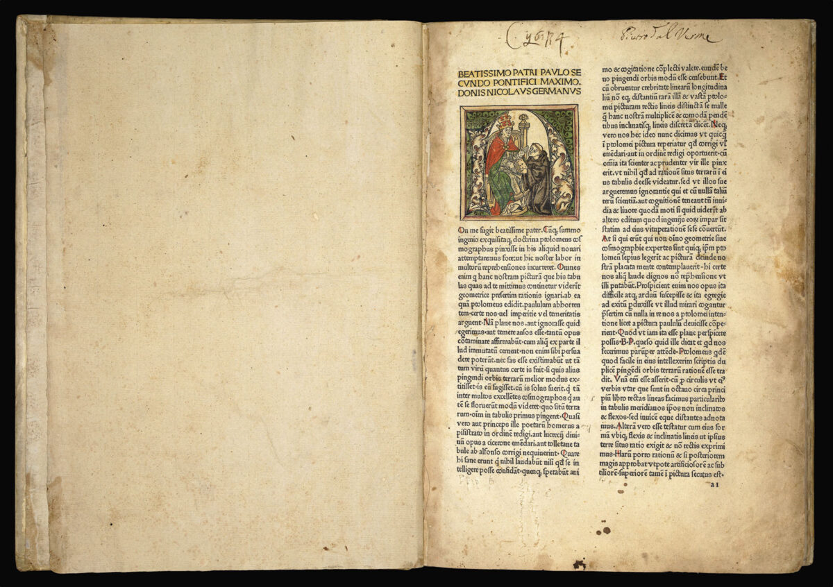 PTOLEMAEUS, Claudius Cosmographia.