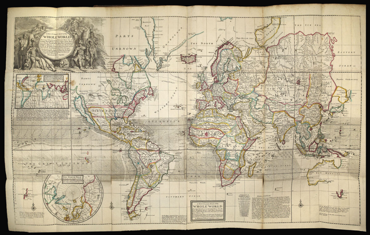 MOLL, Herman The World described: or, a new and correct sett of maps.