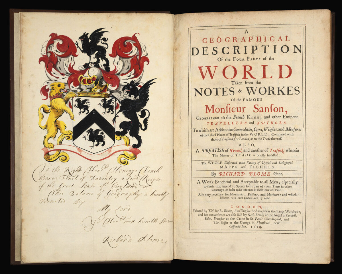 BLOME, Richard A Geographical Description of the Four Parts of the World.