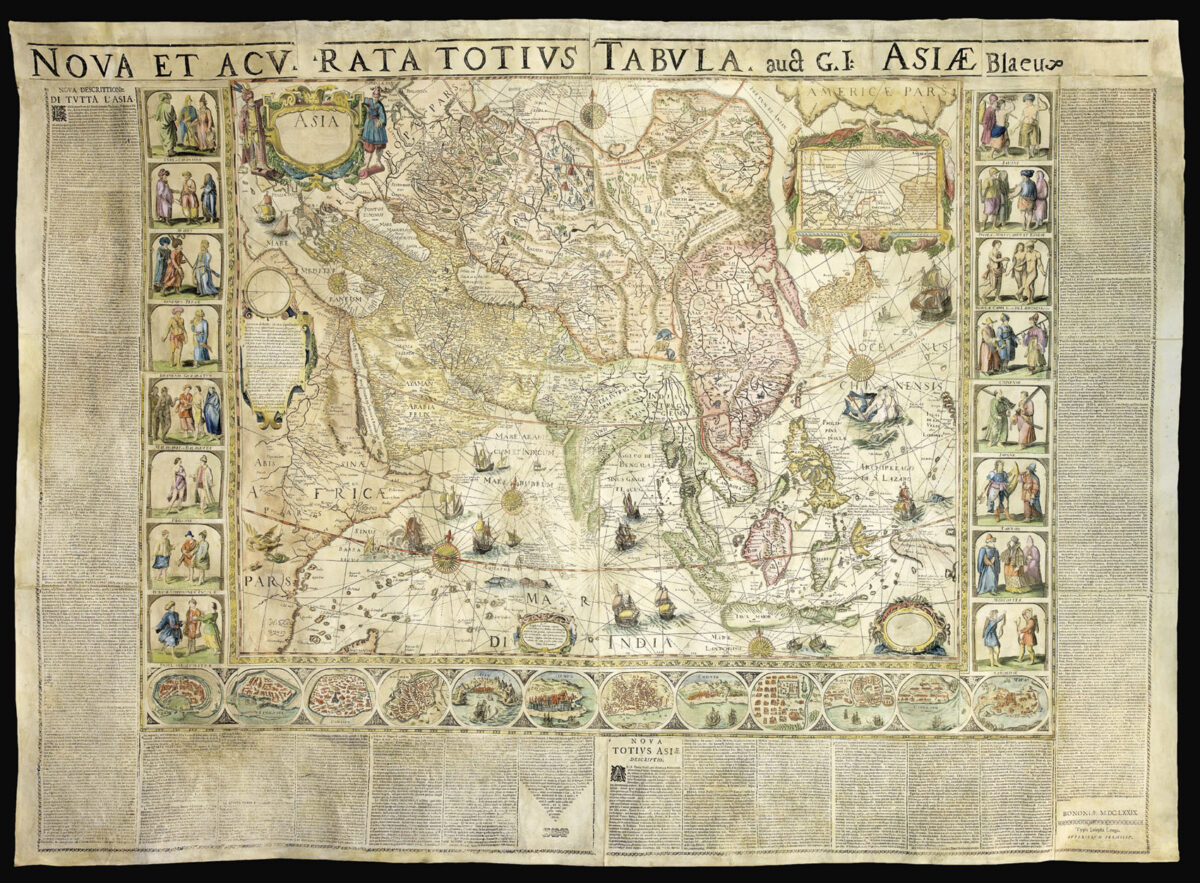 BLAEU, Willem [Set of the maps of the four continents].