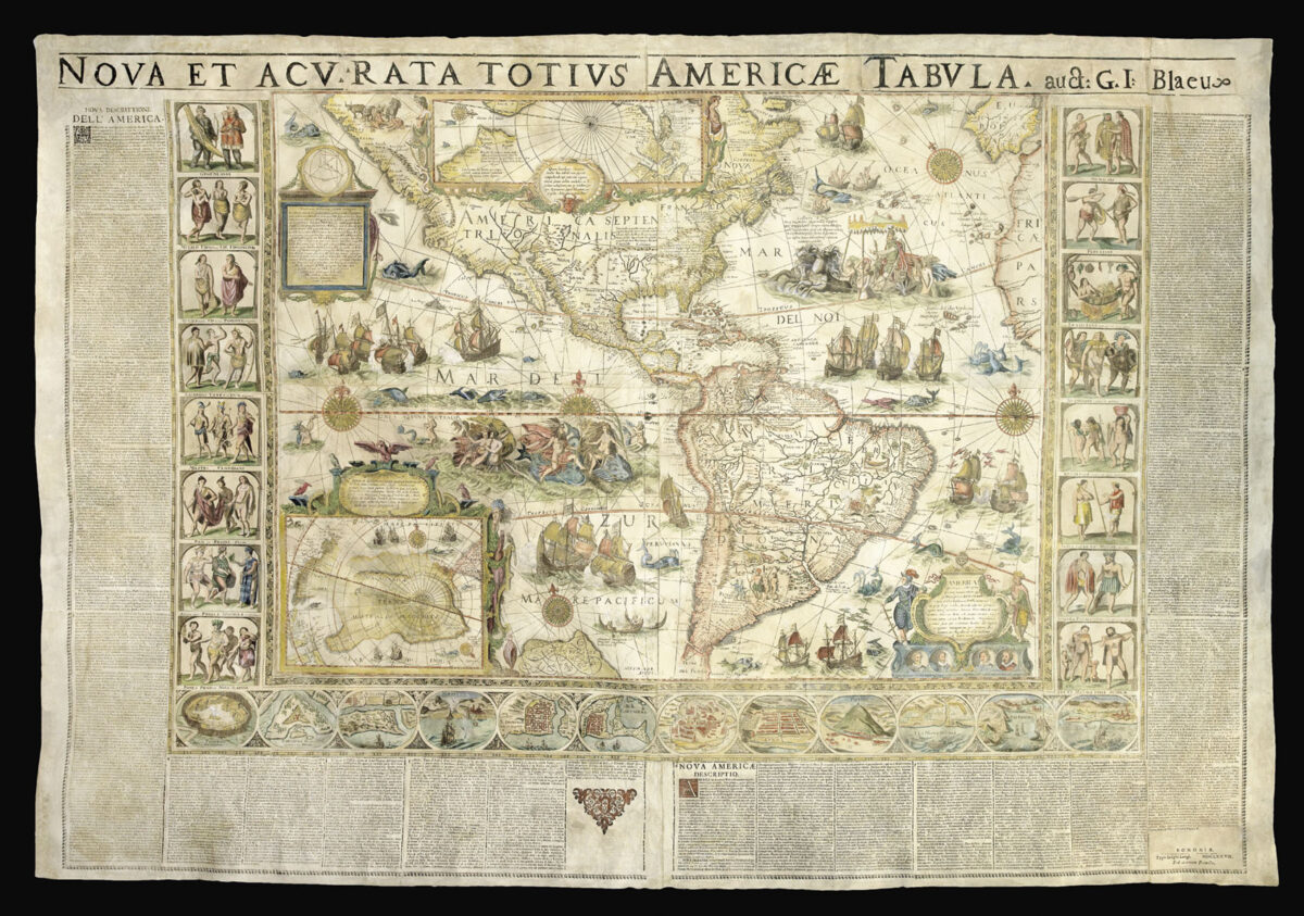 BLAEU, Willem [Set of the maps of the four continents].