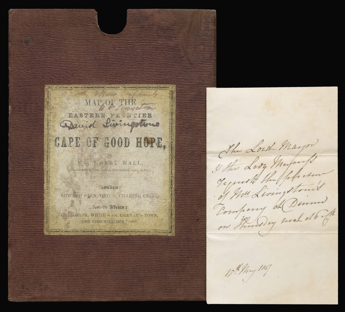 STANFORD, Edward Map of the Eastern Frontier of the Cape Colony