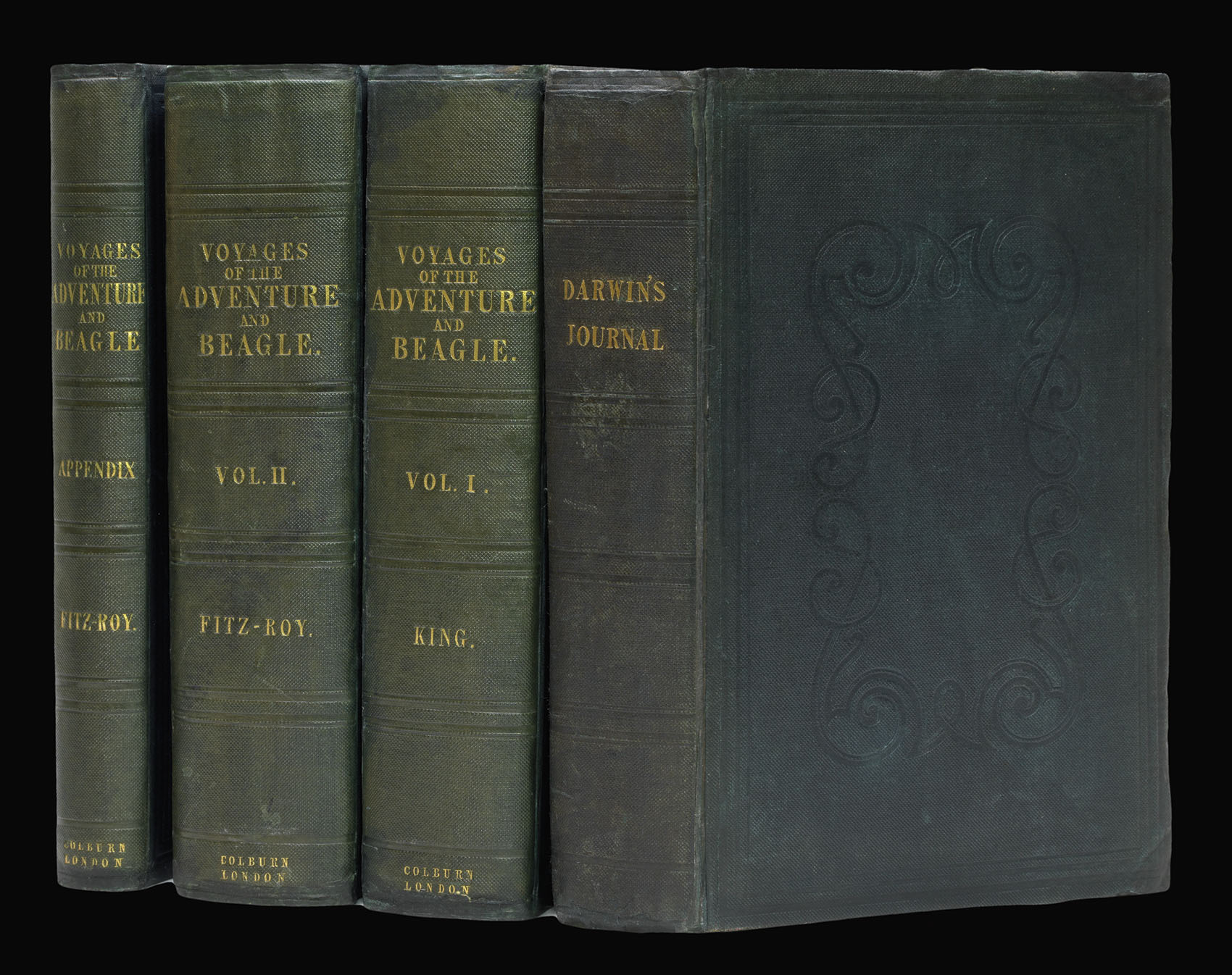 DARWIN, Charles, KING Philip Parker and Robert FITZROY Narrative of the Surveying Voyages of his Majesty's ships adventure and Beagle, between the years 1826 and 1836.
