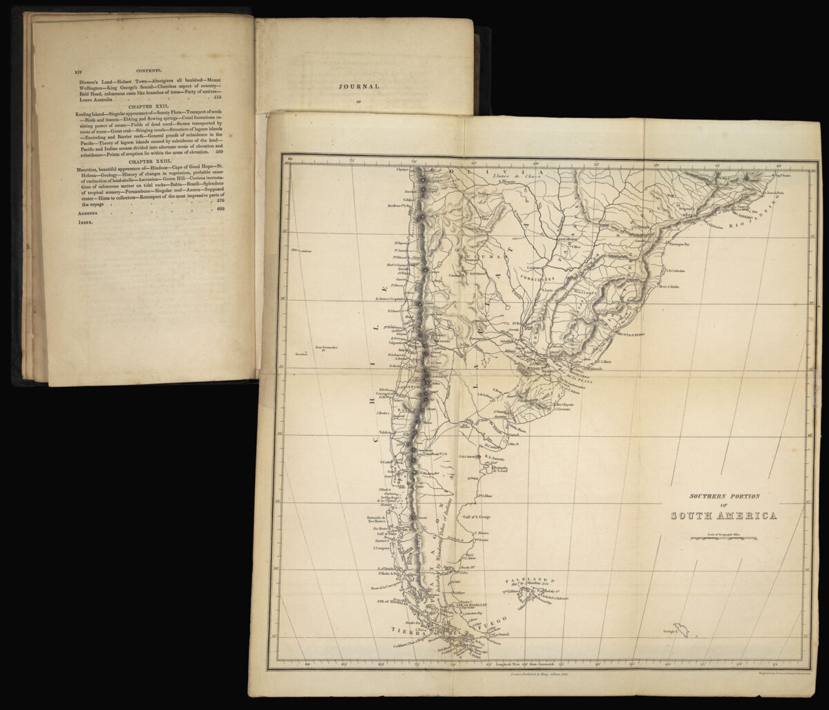 DARWIN, Charles, KING Philip Parker and Robert FITZROY Narrative of the Surveying Voyages of his Majesty's ships adventure and Beagle, between the years 1826 and 1836.