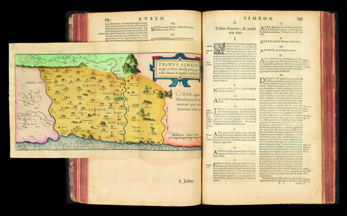 ADRICHOM, Christiaan van Theatrum terrae sanctae et biblicarum historiarum cum tabulis geographicis aere expressis.