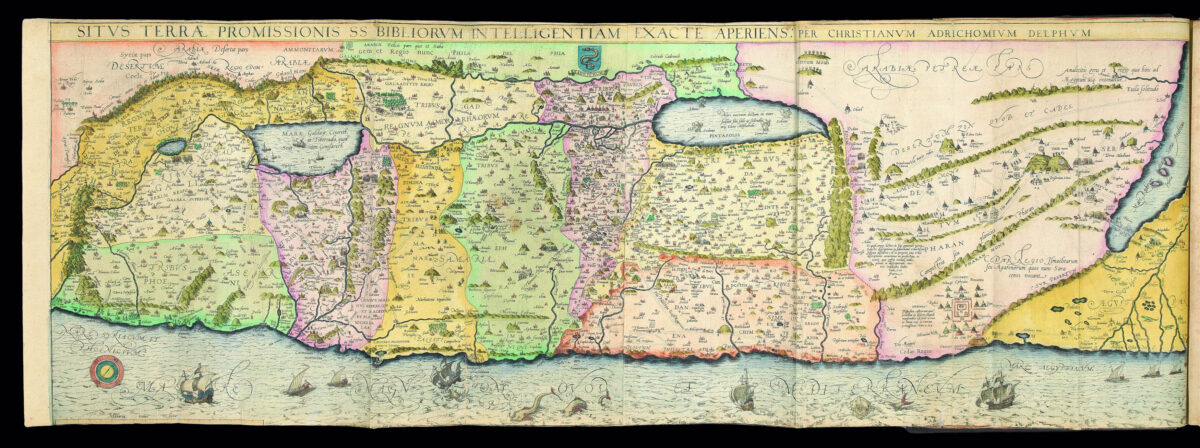 ADRICHOM, Christiaan van Theatrum terrae sanctae et biblicarum historiarum cum tabulis geographicis aere expressis.