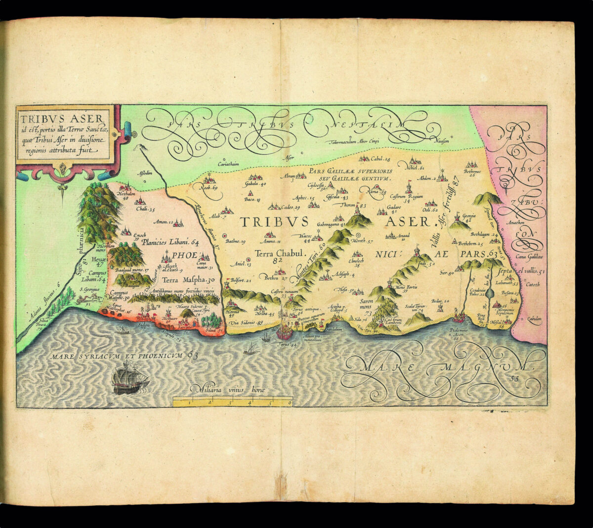 ADRICHOM, Christiaan van Theatrum terrae sanctae et biblicarum historiarum cum tabulis geographicis aere expressis.