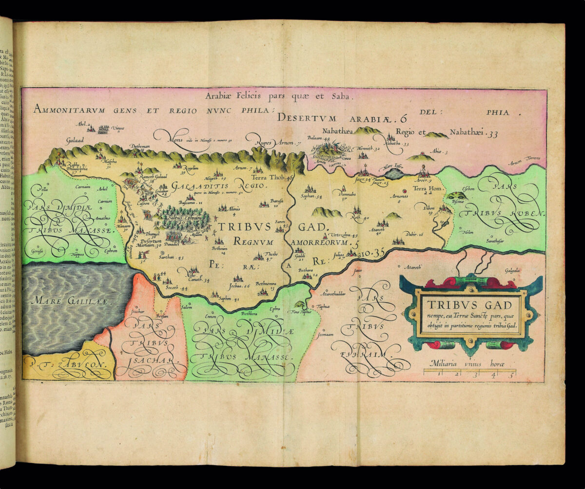 ADRICHOM, Christiaan van Theatrum terrae sanctae et biblicarum historiarum cum tabulis geographicis aere expressis.