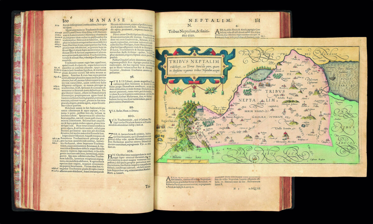 ADRICHOM, Christiaan van Theatrum terrae sanctae et biblicarum historiarum cum tabulis geographicis aere expressis.