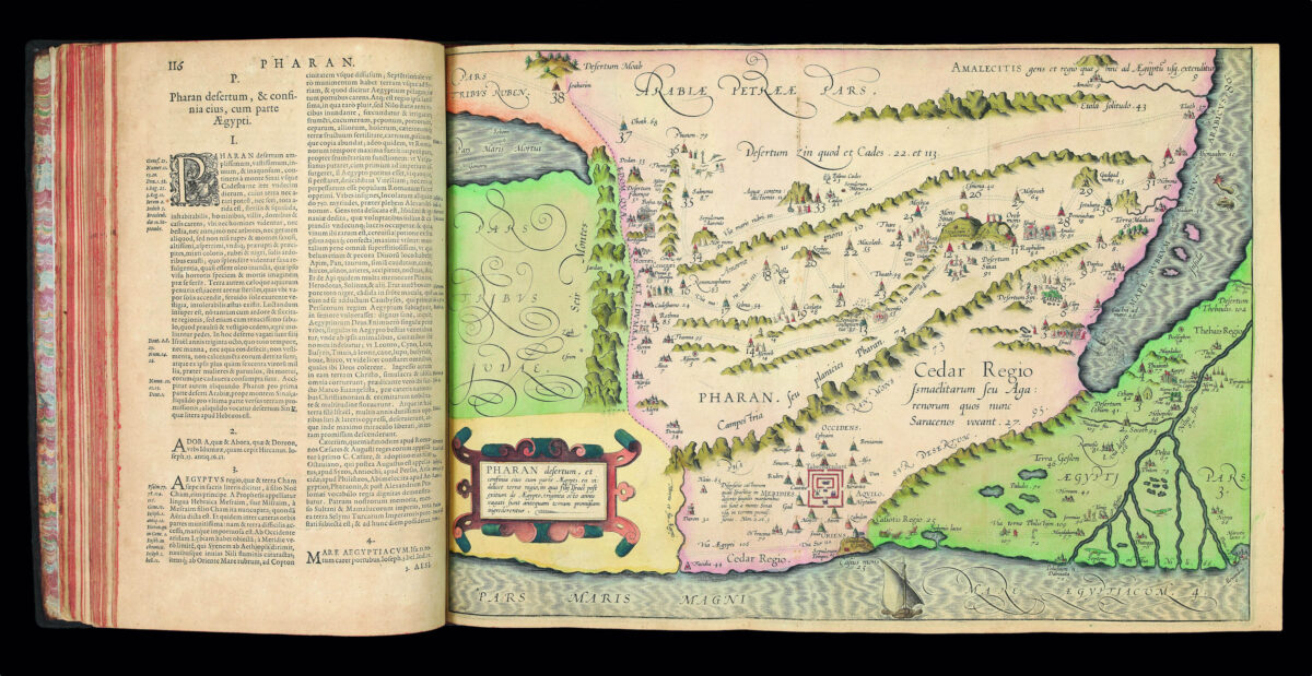 ADRICHOM, Christiaan van Theatrum terrae sanctae et biblicarum historiarum cum tabulis geographicis aere expressis.