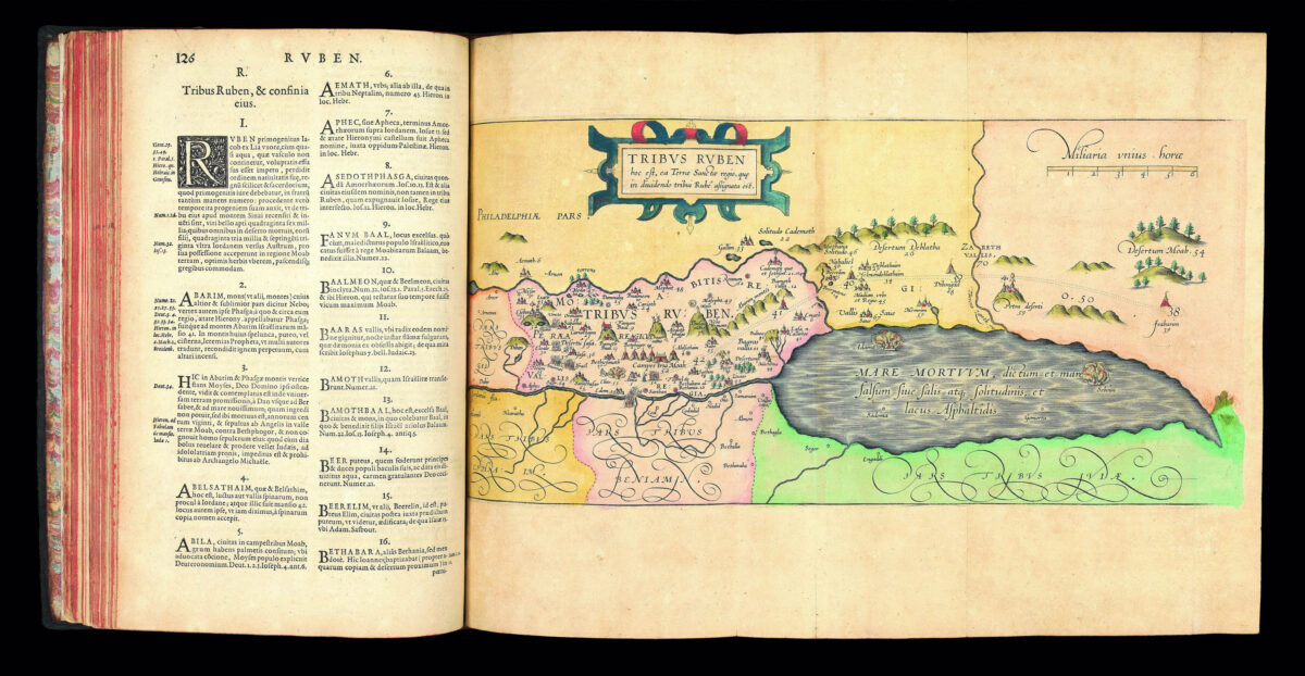 ADRICHOM, Christiaan van Theatrum terrae sanctae et biblicarum historiarum cum tabulis geographicis aere expressis.