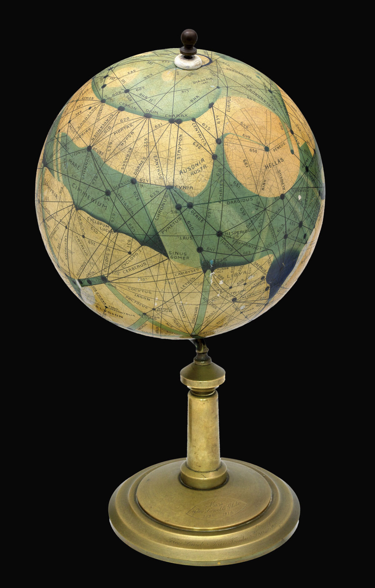 BRUN, Emmy Ingeborg Mars efter Lowell's Globe 1894-1914.