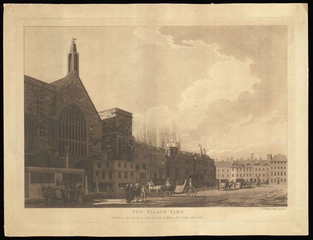 MALTON, Thomas King Street Guildhall; The Mansion House; New Palace Yard; The Royal Exchange.