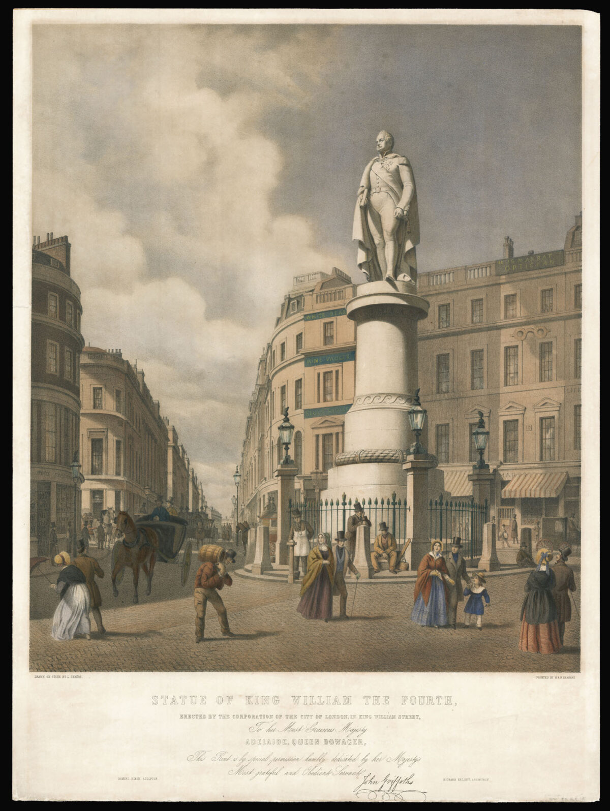 SEBERS, L. Statue of King William the Fourth