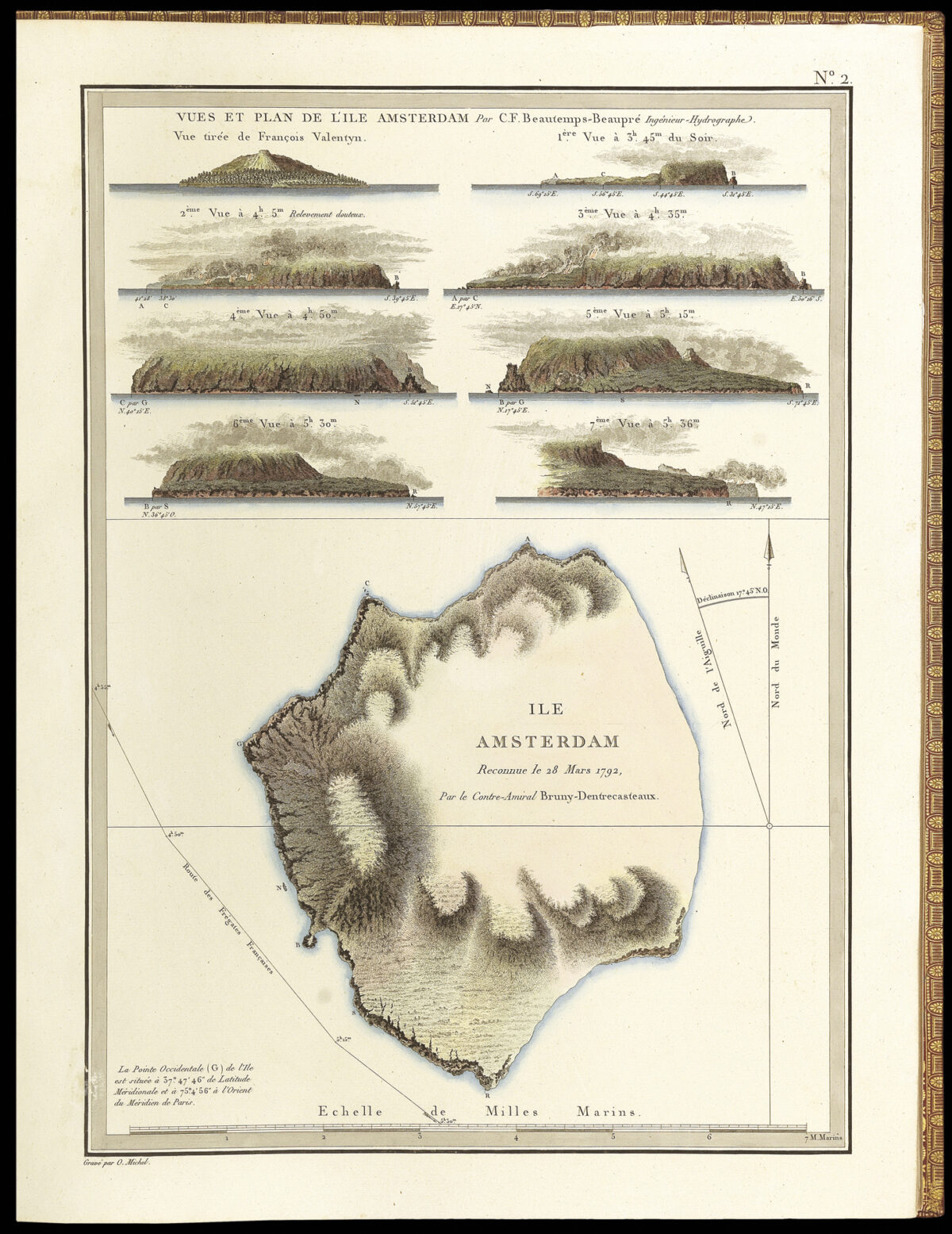 BEAUTEMPS-BEAUPRE, Charles-Francois Voyage de d'Entrecasteaux,