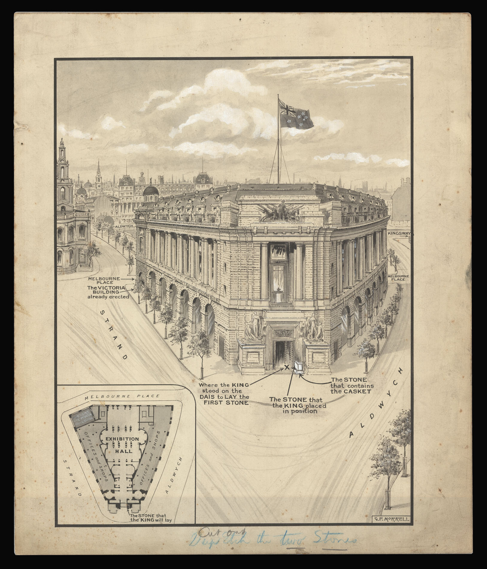 MORRELL, George F. [Opening of Australian High Commission].