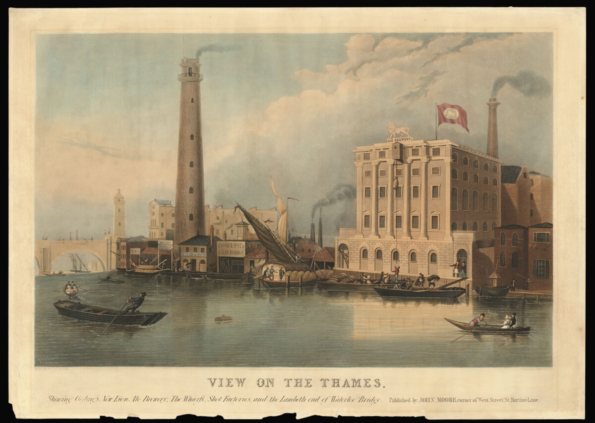 HUNT, G[eorge] after TURNER, F[rancis] C[alcraft] View on the Thames