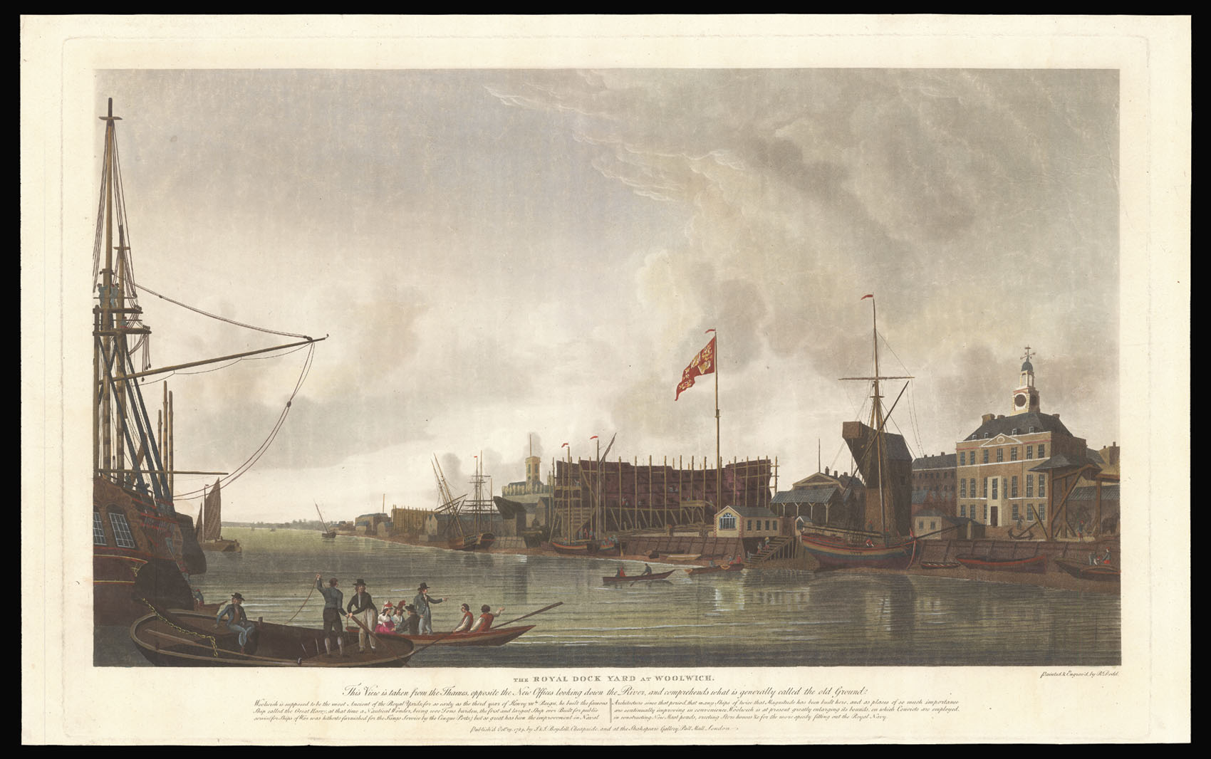 DODD, R[obert] The Royal Dock Yard at Woolwich.