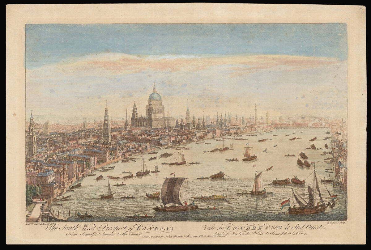 BOWLES, Thomas after BOWLES, Thomas and MELLISH, Thomas The South West Prospect of London