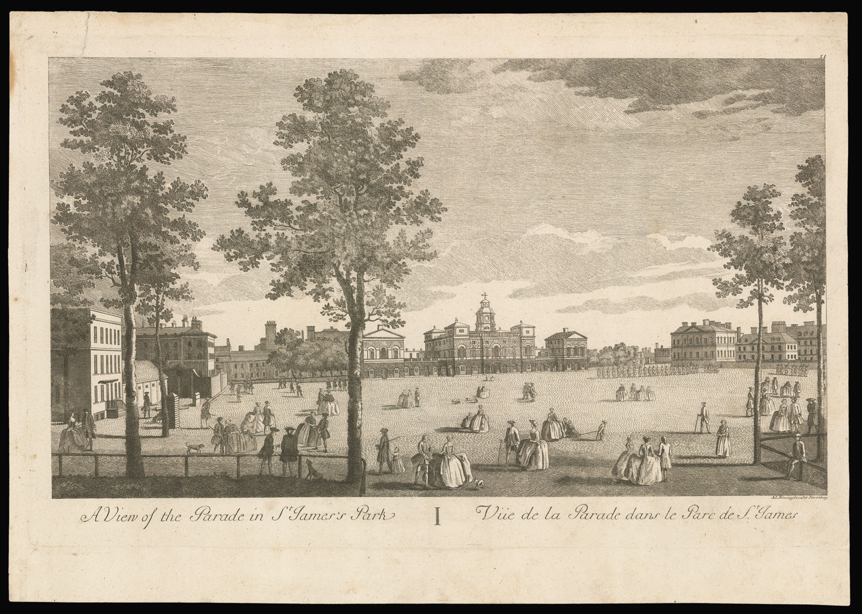 WIRSING, A[dam] L[udwig] A View of the Parade in St James's Park.