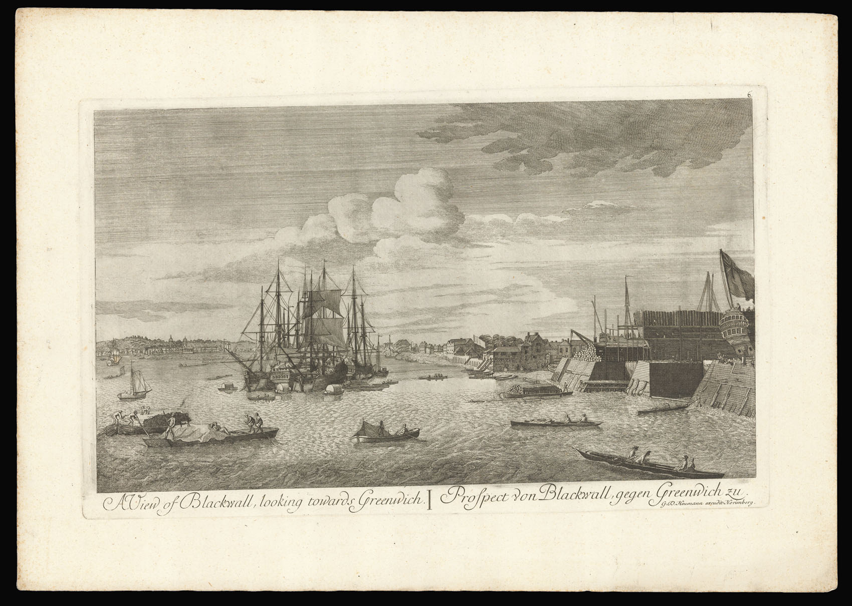 HEUMANN, G[eorg]. D[aniel] [Eight views of London]