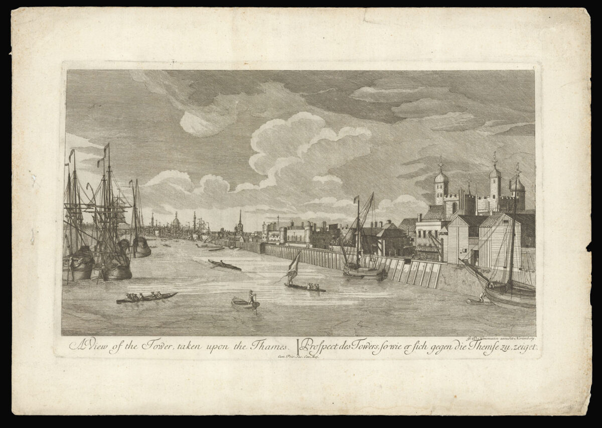HEUMANN, G[eorg]. D[aniel] [Eight views of London]