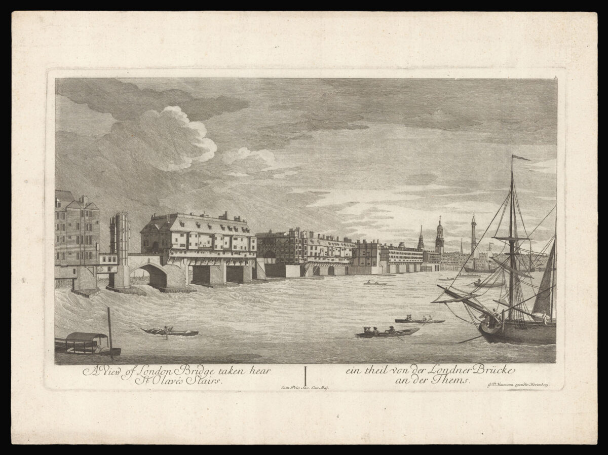 HEUMANN, G[eorg]. D[aniel] [Eight views of London]