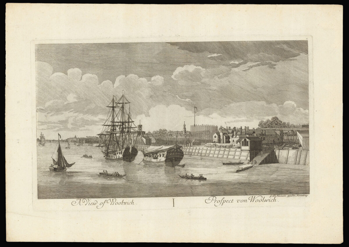 HEUMANN, G[eorg]. D[aniel] [Eight views of London]