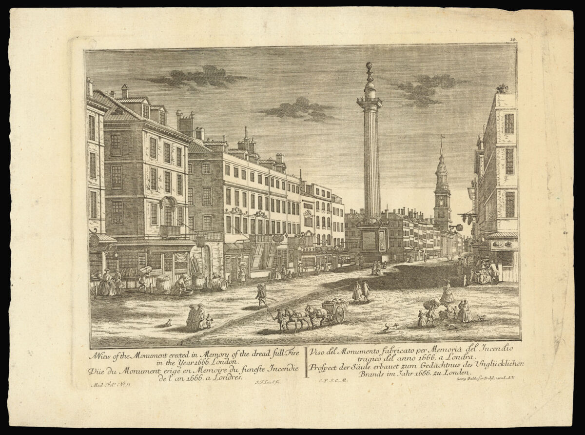 LEIZEL, I.F. and WINCKLER, G[eorg]. G[ottfried] [A set of four views].